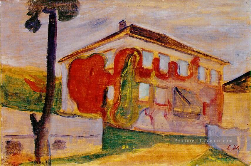 creeper rouge 1900 Edvard Munch Peintures à l'huile